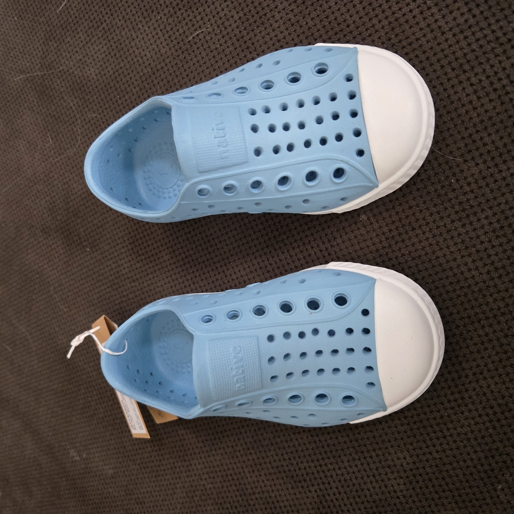 Native Kids Shoes - Blue and White